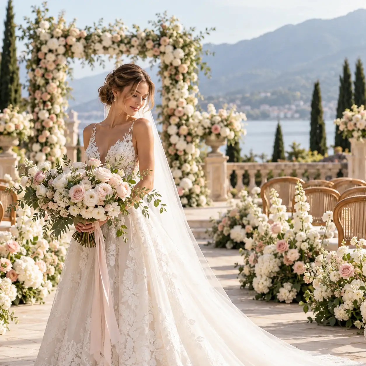 Decoração floral para casamento